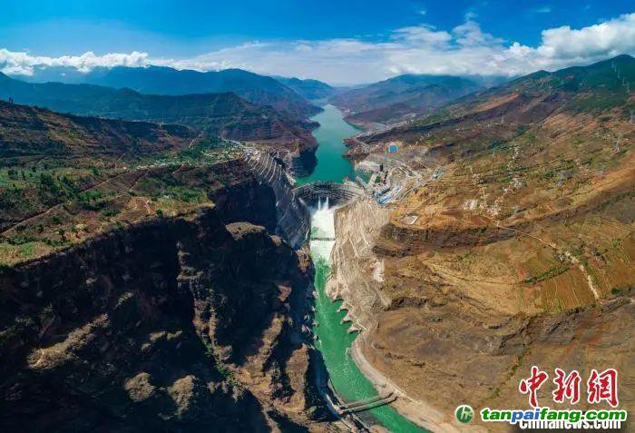 白鶴灘水電站。東方電氣供圖